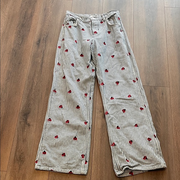 Free People Bugged Out Railroad Stripe Jeans- 24 - Picture 4 of 6